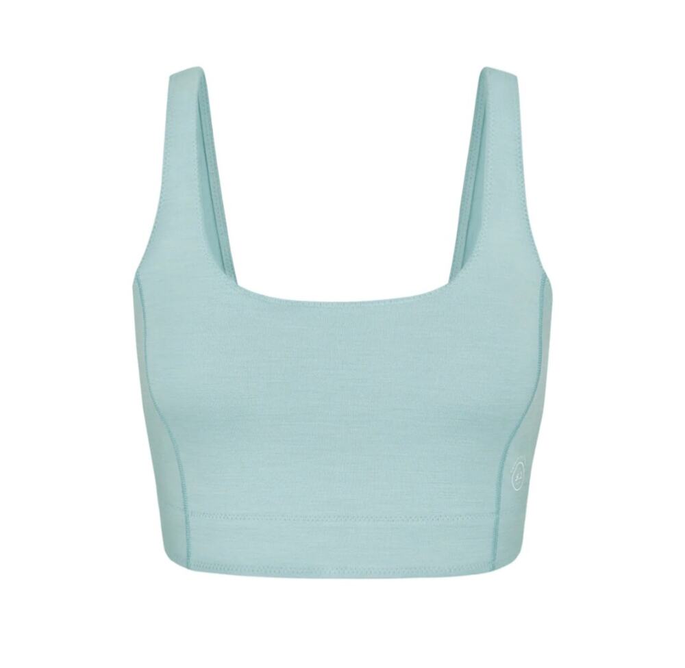 NWT Allbirds Natural Flow Crop Tank top - SMALL - Hush Green - SMALL